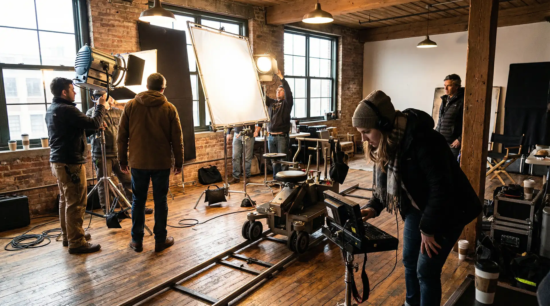 国产小视频 拍摄现场灯光布置花絮